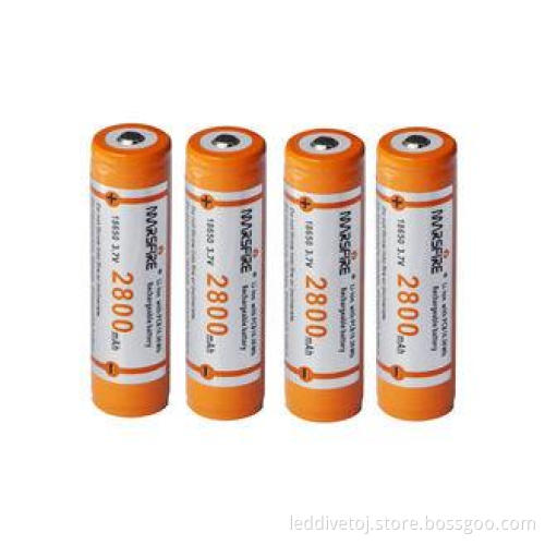 3.7V 2800mAh lithium ion rechargeable batteries for power b